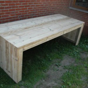 Tafel 'SKYLINE' in Gebruikt Steigerhout