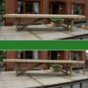 Tafel 'GUIDO' in Gebruikt Steigerhout + Baddingenhout - Afbeelding 2